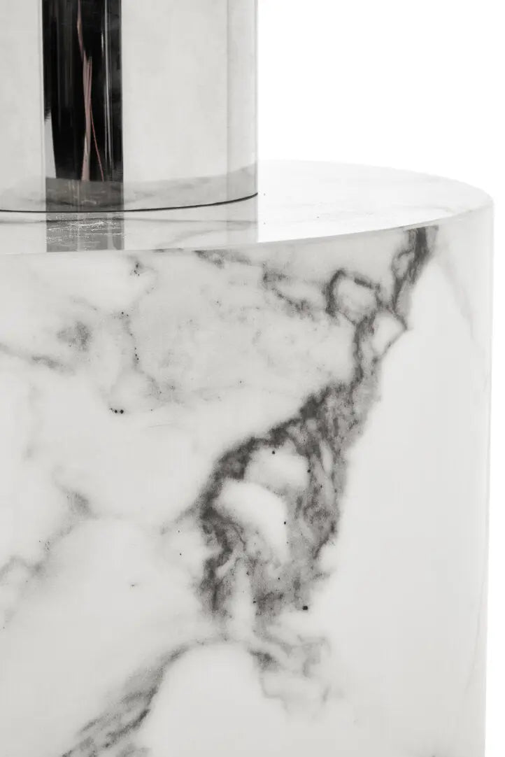 Sestro White Marble Console Table   Nicholas John Interiors
