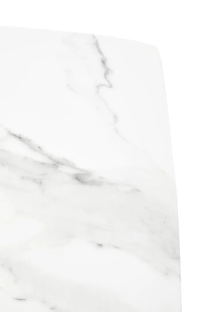 Sestro White Marble Console Table   Nicholas John Interiors