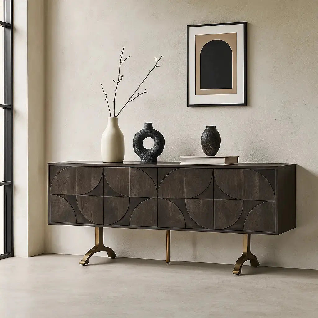 Sharion 4 Door Sideboard   Nicholas John Interiors