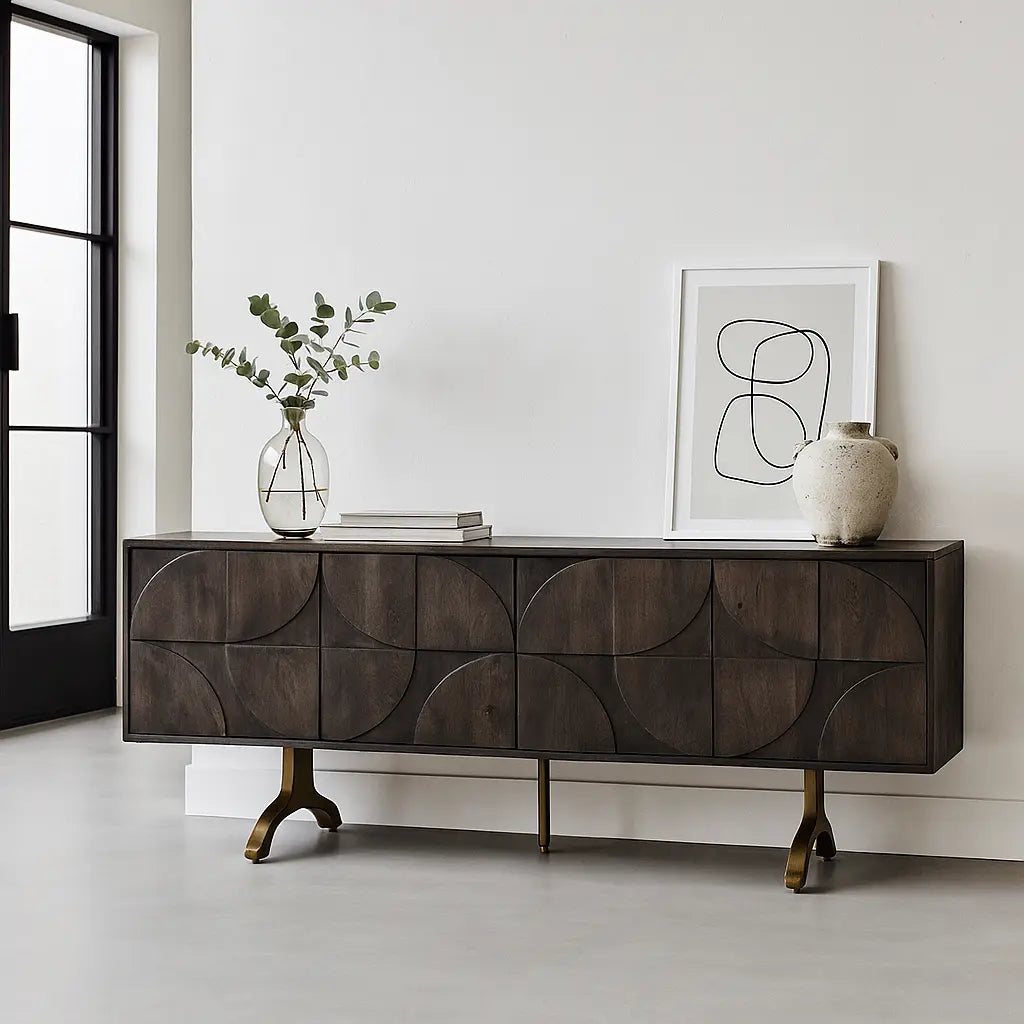 Sharion 4 Door Sideboard   Nicholas John Interiors
