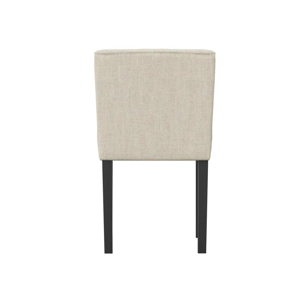 Shay Stone Winged Dining Chair Without Arms   Nicholas John Interiors