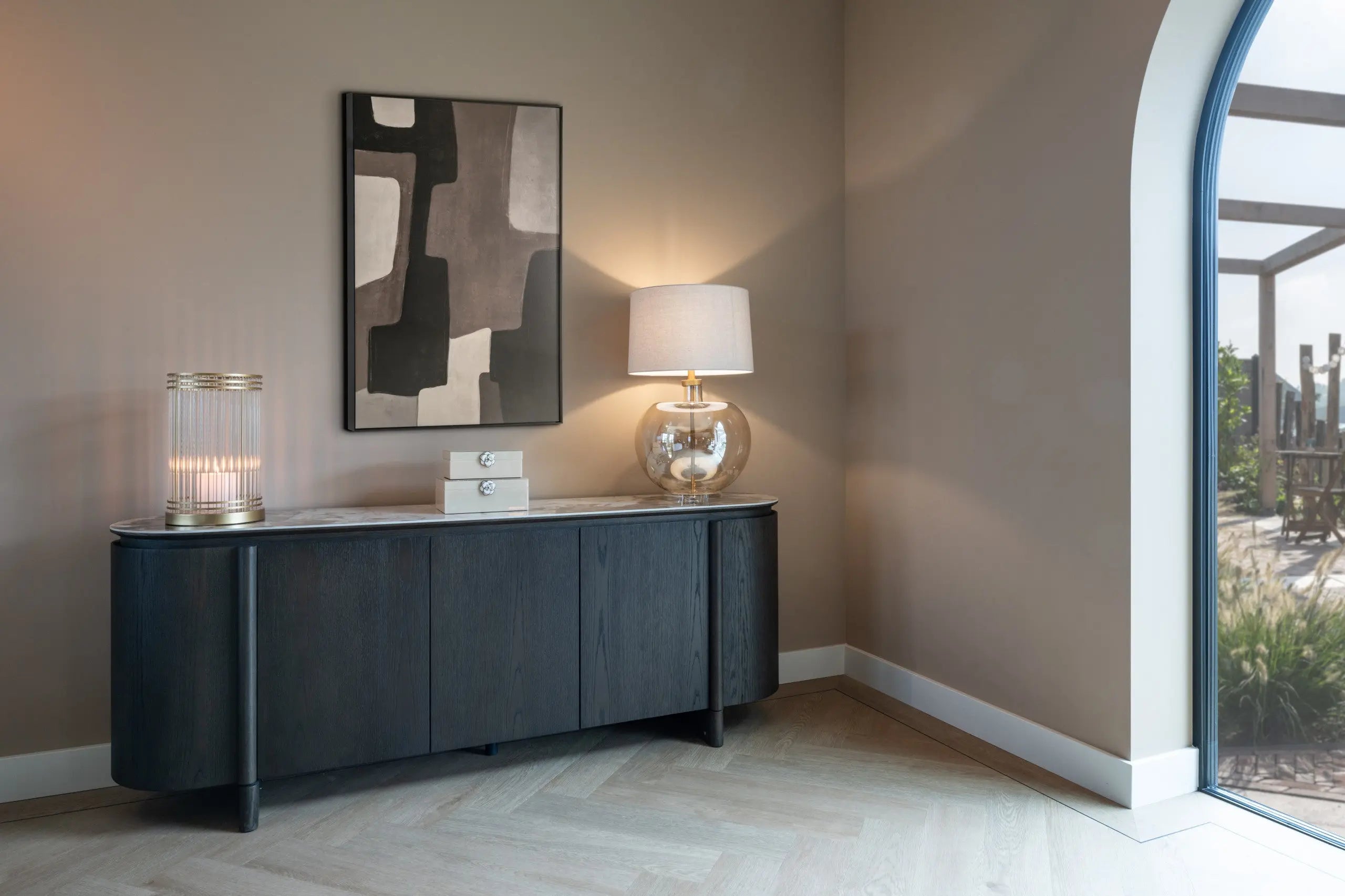 Sideboard Langford brown   Nicholas John Interiors