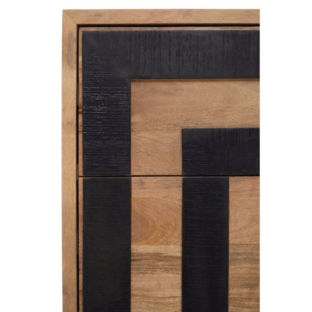 Silas Mango Wood 4 Drawer Chest   Nicholas John Interiors