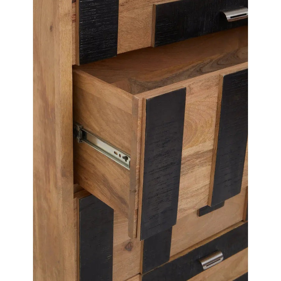 Silas Mango Wood 4 Drawer Chest   Nicholas John Interiors