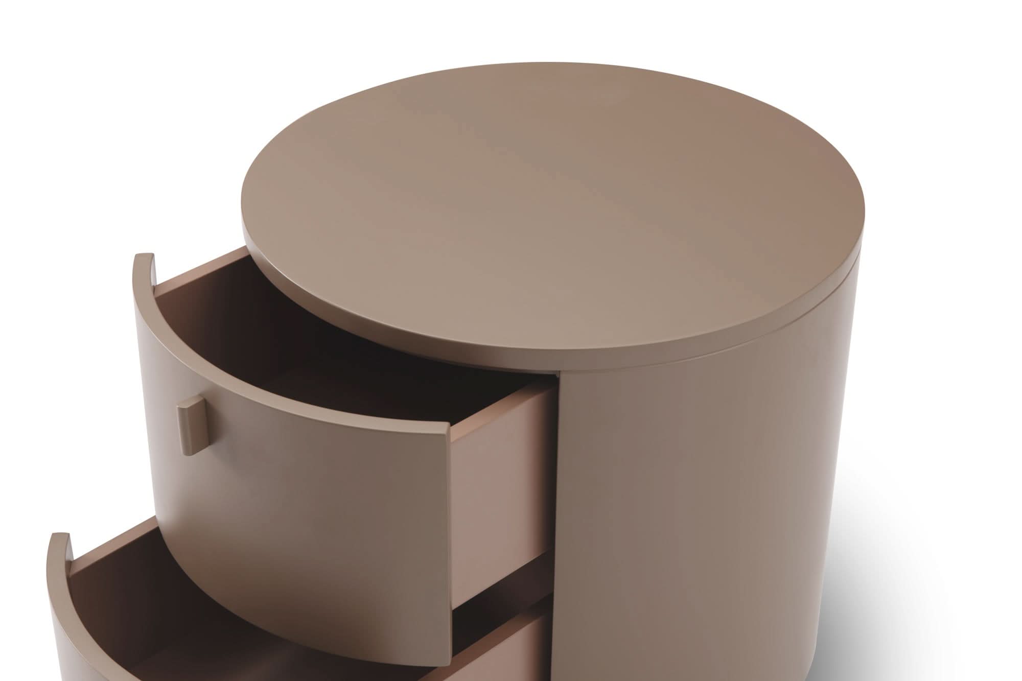 Tommy Franks Sims Bedside Table - Cocoa   Nicholas John Interiors