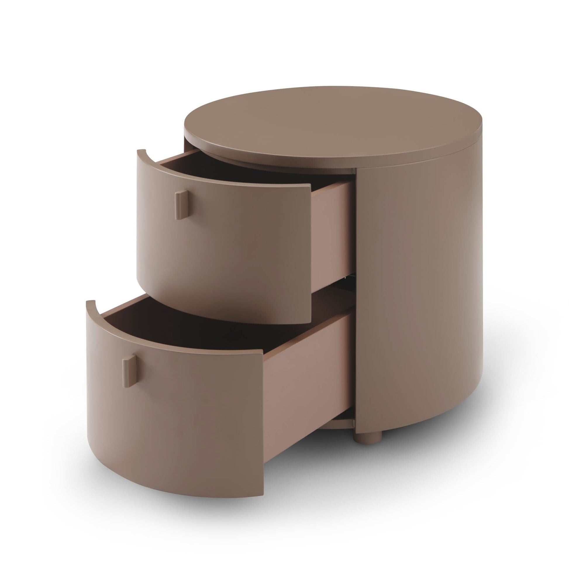 Tommy Franks Sims Bedside Table - Cocoa   Nicholas John Interiors
