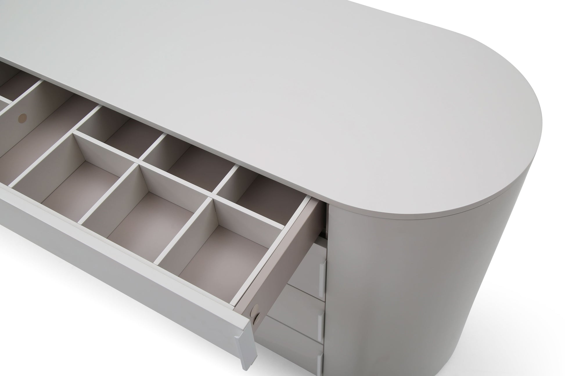 Sims Dresser - Matte Beige   Nicholas John Interiors
