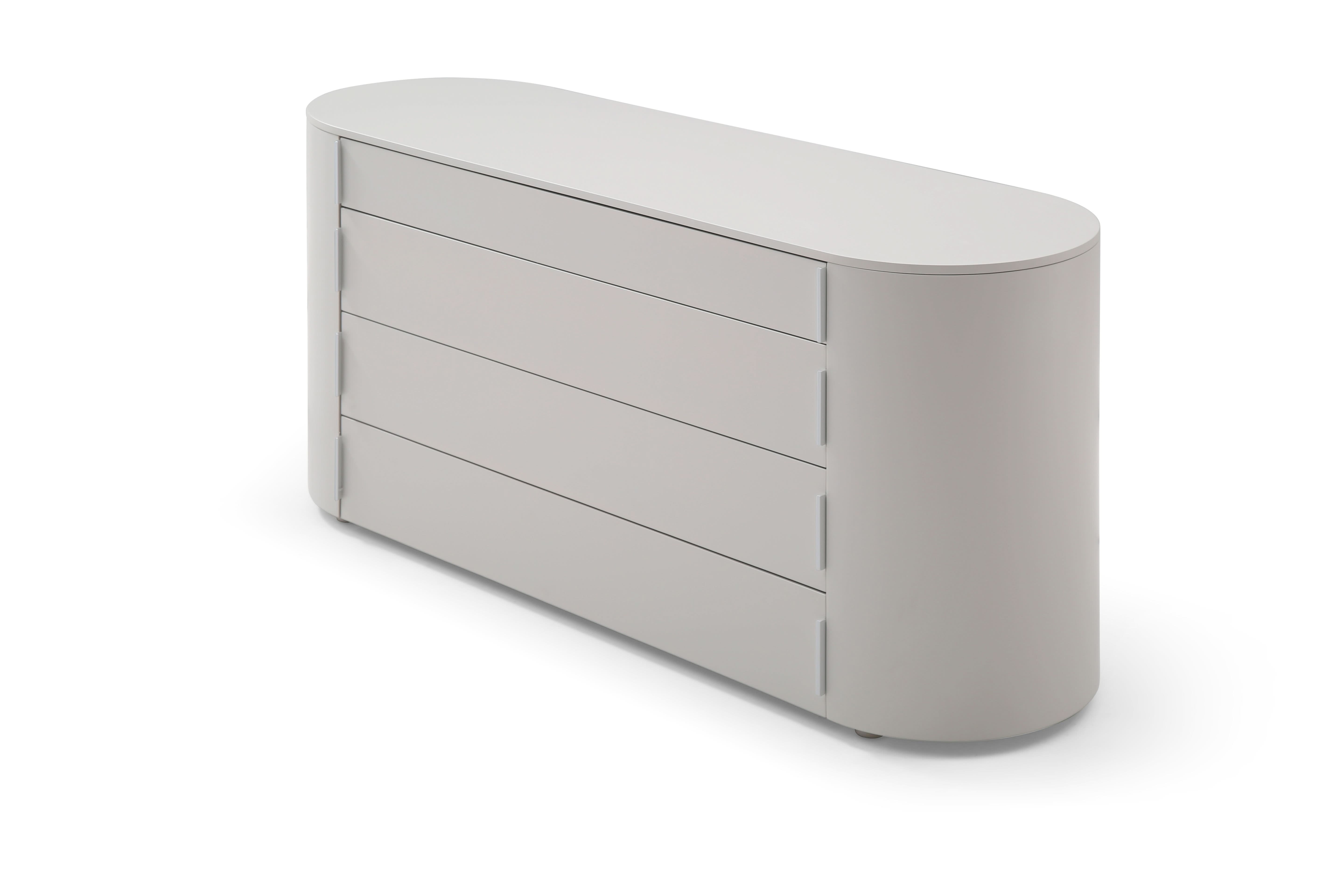 Sims Dresser - Matte Beige   Nicholas John Interiors
