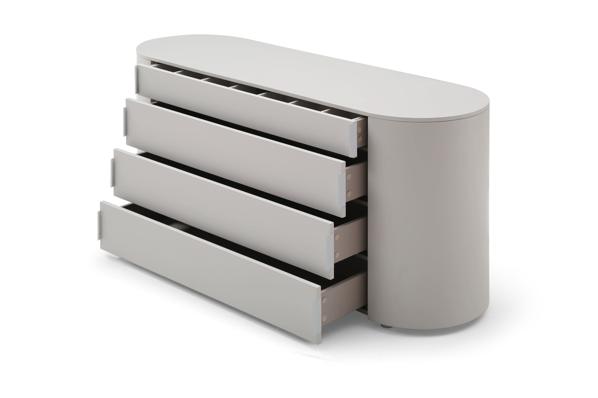 Sims Dresser - Matte Beige   Nicholas John Interiors