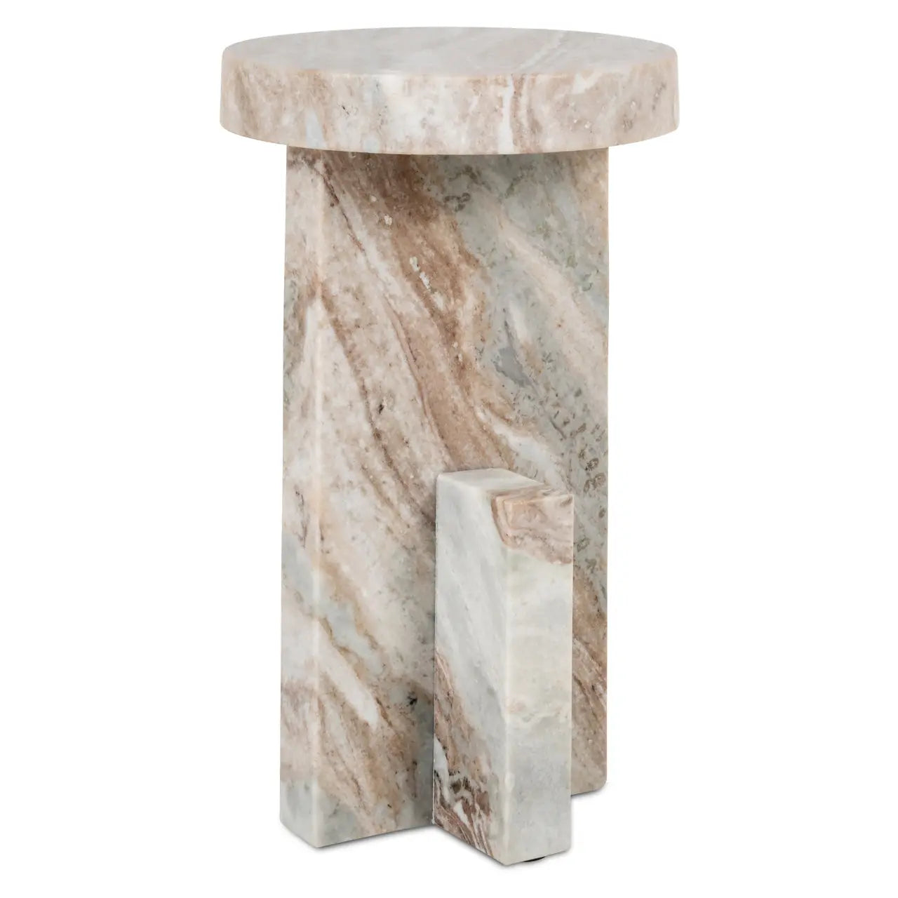 Sion Blush Beige End table   Nicholas John Interiors