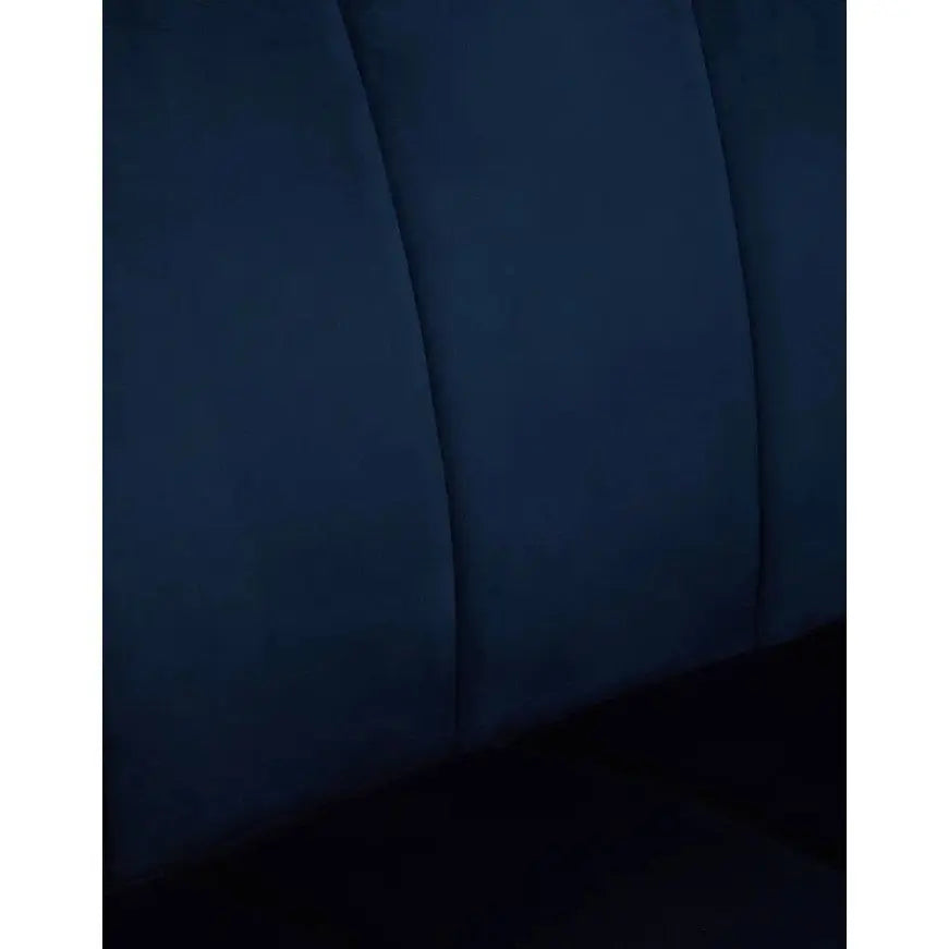 Siora Two Seat Midnight Blue Velvet Sofa   Nicholas John Interiors