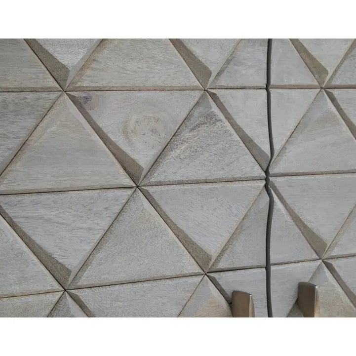 Siro Grey Mango Wood Sideboard with Gold Legs   Nicholas John Interiors