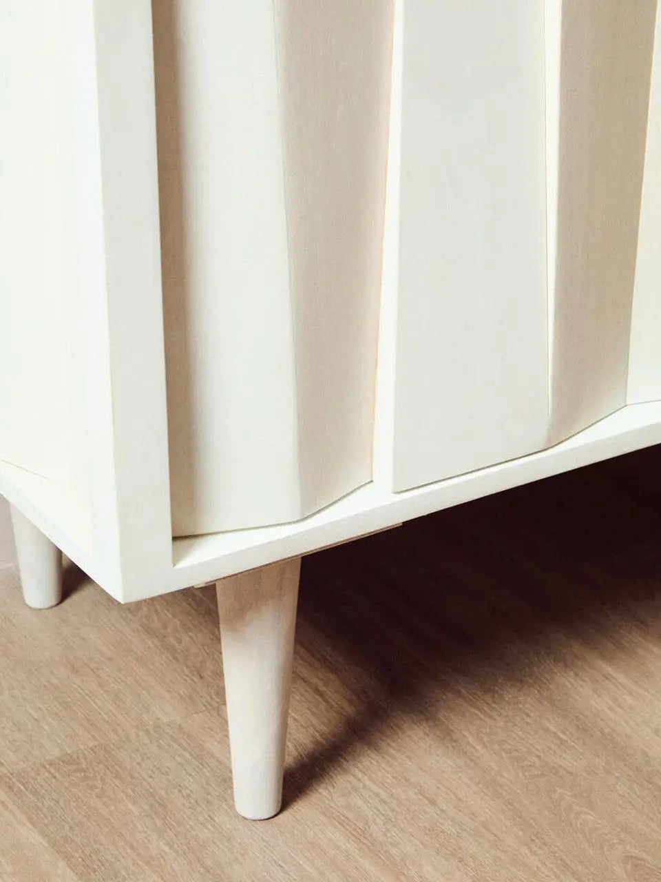 Sitella Two Door Whitewash Mango Wood Abstract Cabinet  Nicholas John Interiors