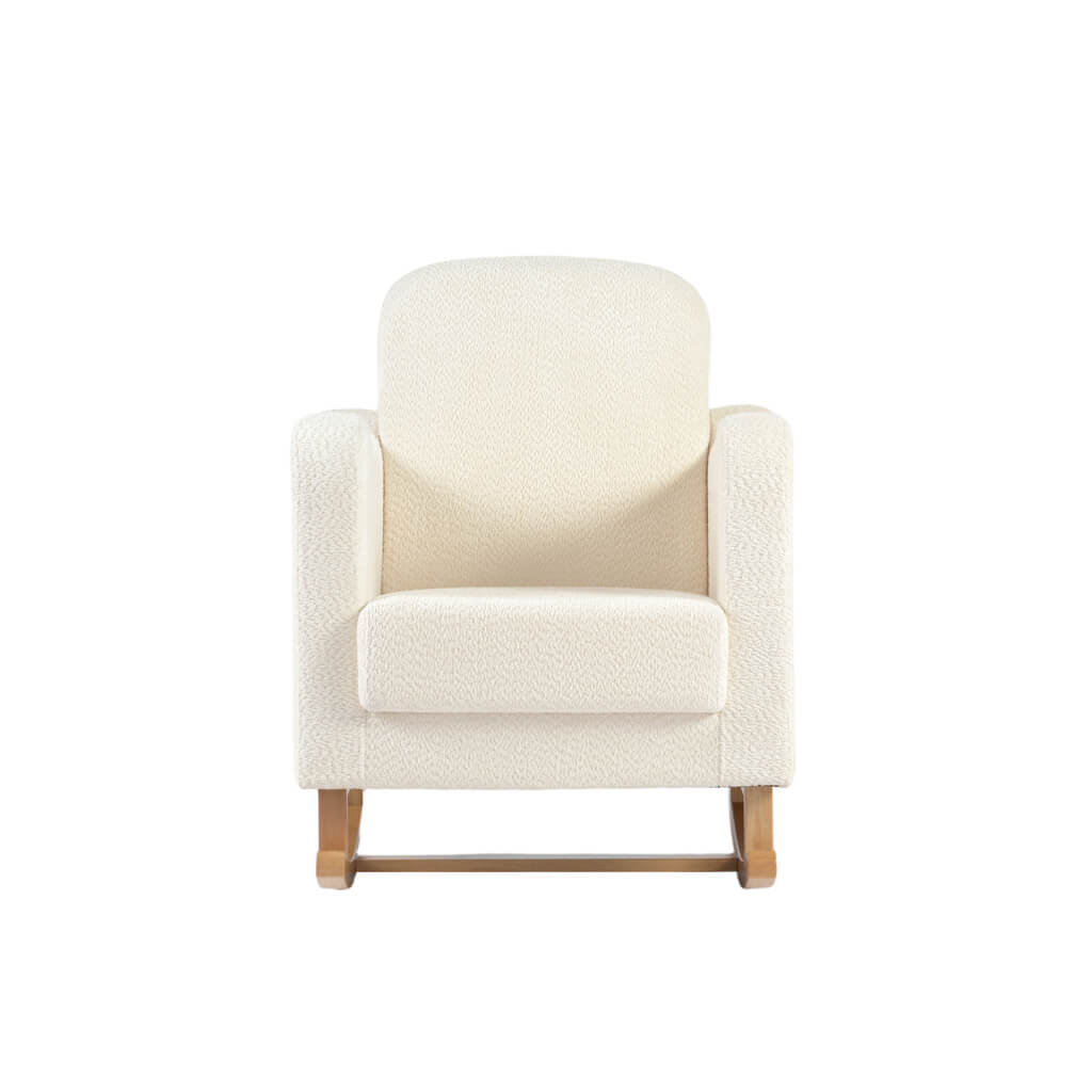 Ashford & Grey Soother Nursing Chair in Off White Boucle