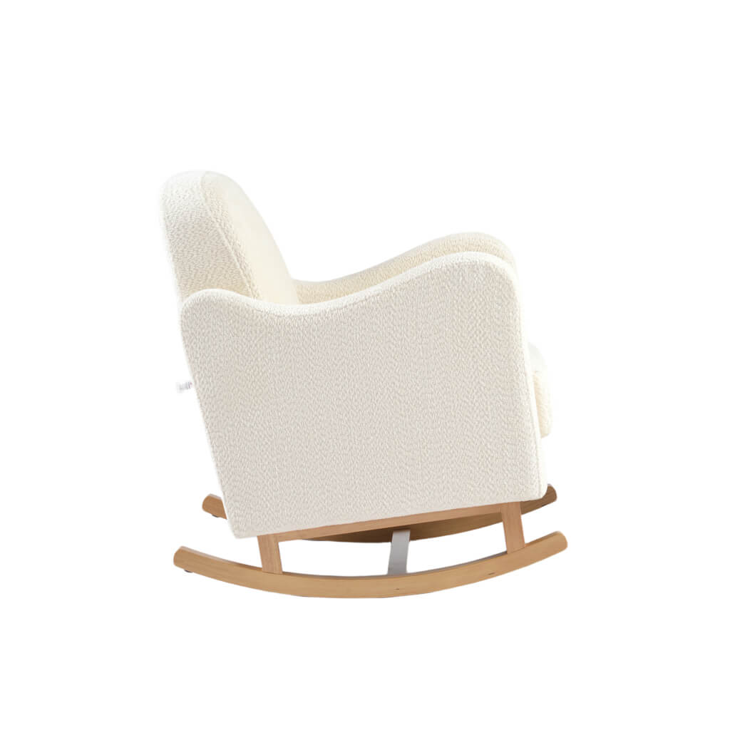 Ashford & Grey Soother Nursing Chair in Off White Boucle