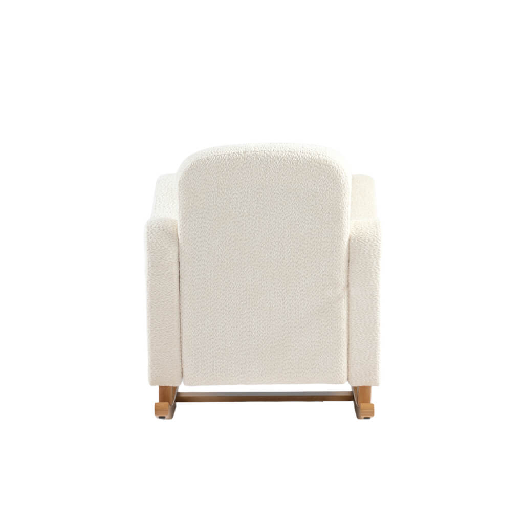 Ashford & Grey Soother Nursing Chair in Off White Boucle