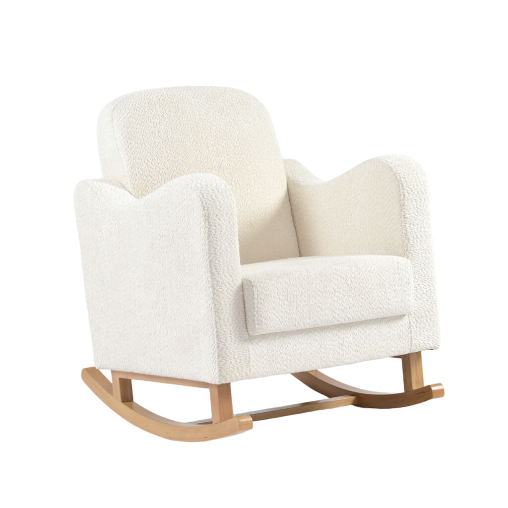 Ashford & Grey Soother Nursing Chair in Off White Boucle