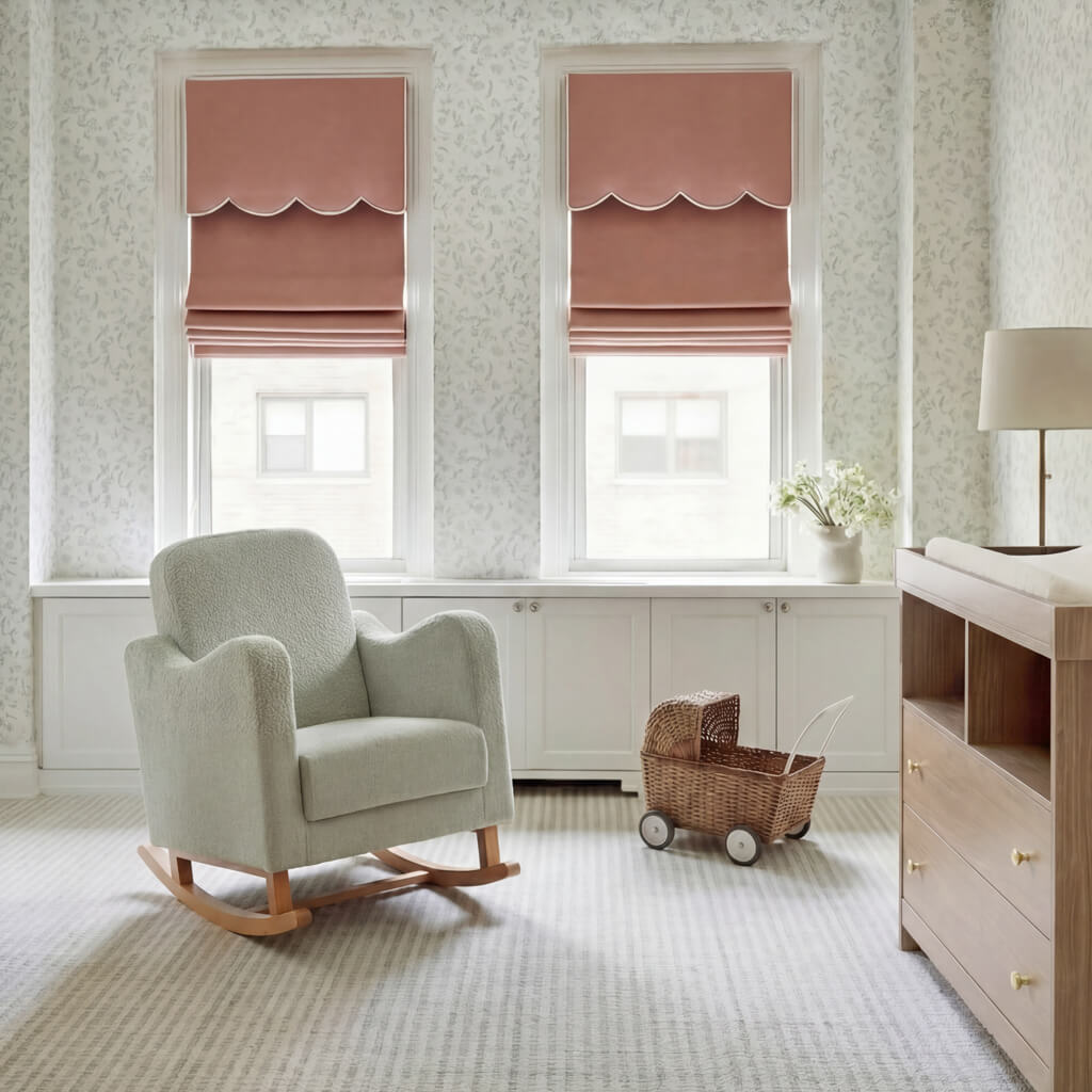 Ashford & Grey Soother Nursing Chair in Sage Boucle