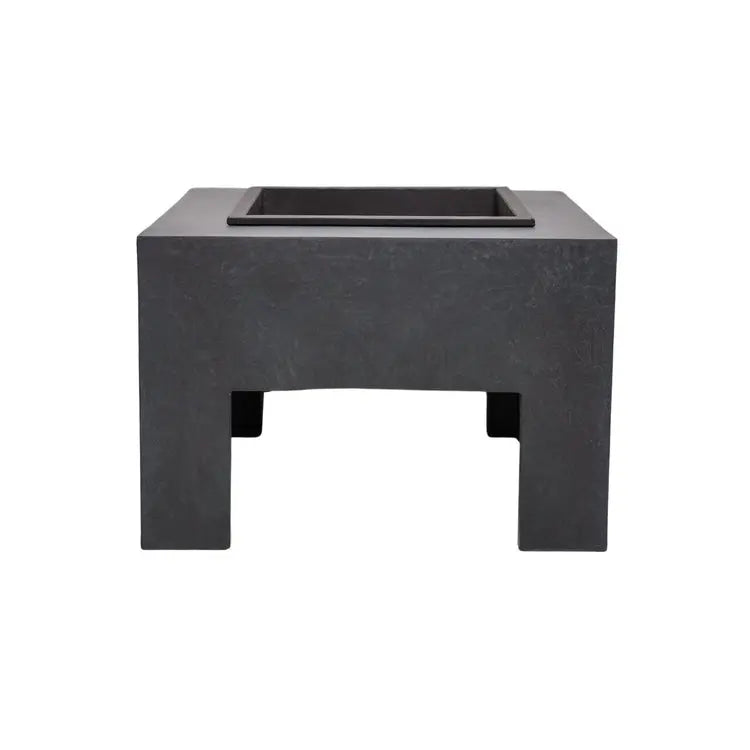 Square Fire Pit & Square Console Granite  Nicholas John Interiors