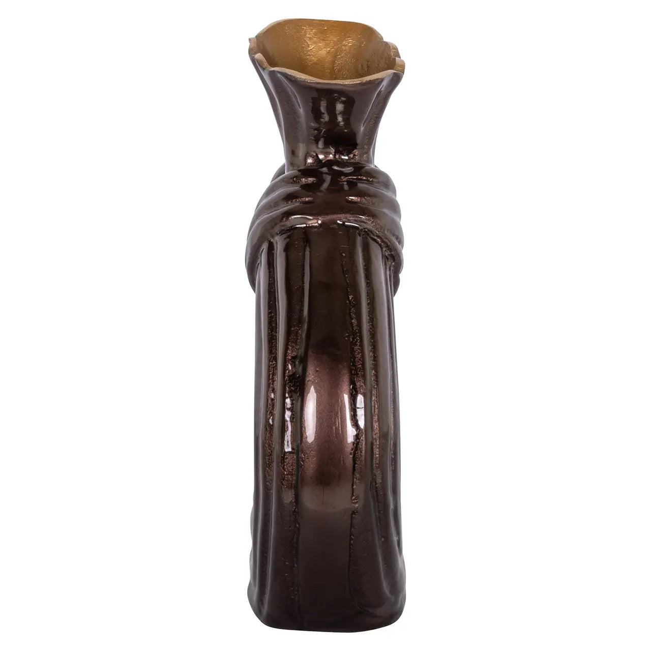 Suen Dark Brown Vase   Nicholas John Interiors