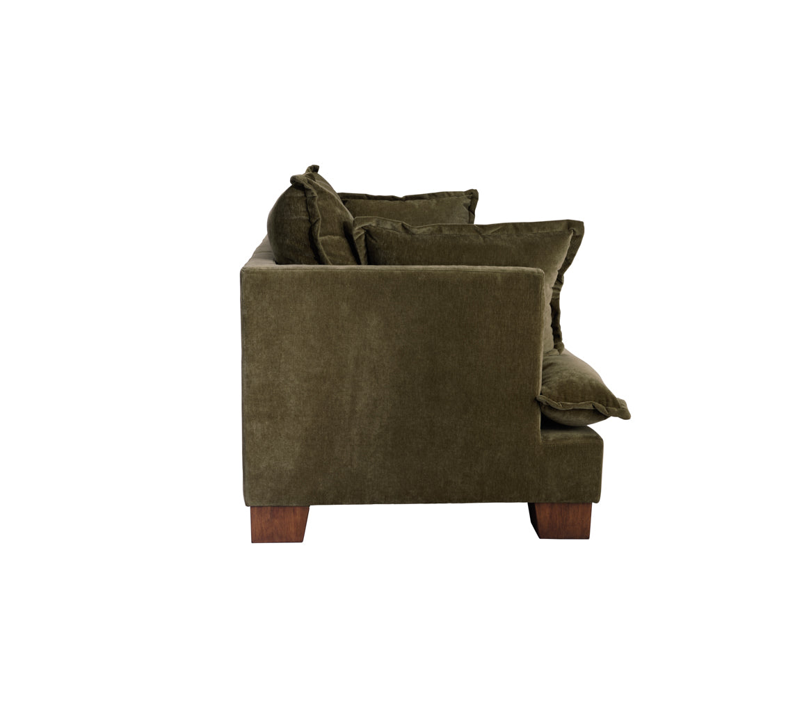 Ashford & Grey Suffolk Olive 3 Seater