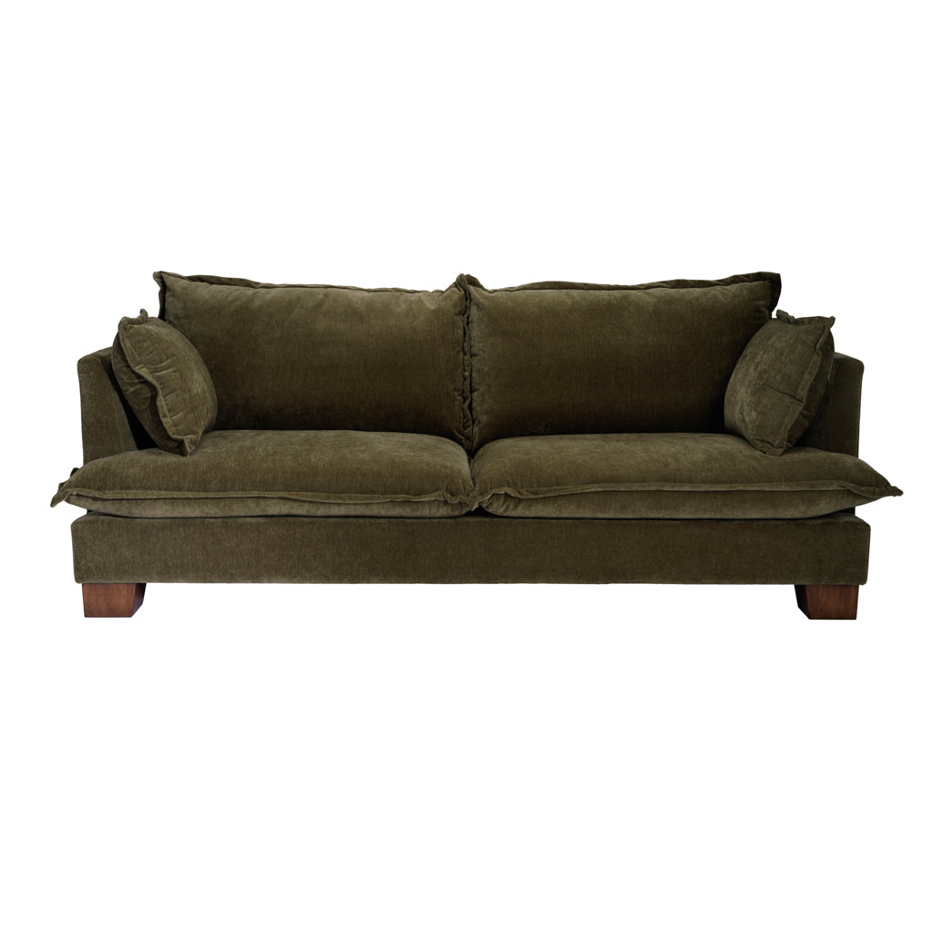 Ashford & Grey Suffolk Olive 3 Seater