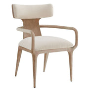 Theodore Alexander Wooden Upholstered Arm Chair   Nicholas John Interiors