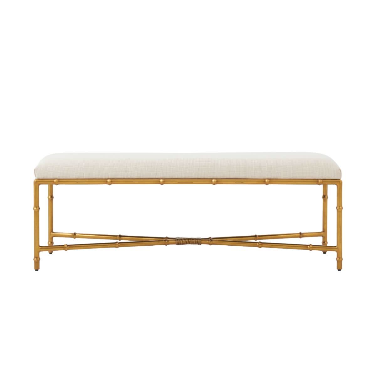 Theodore Alexander Kesden Bench   Nicholas John Interiors