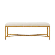 Theodore Alexander Kesden Bench   Nicholas John Interiors