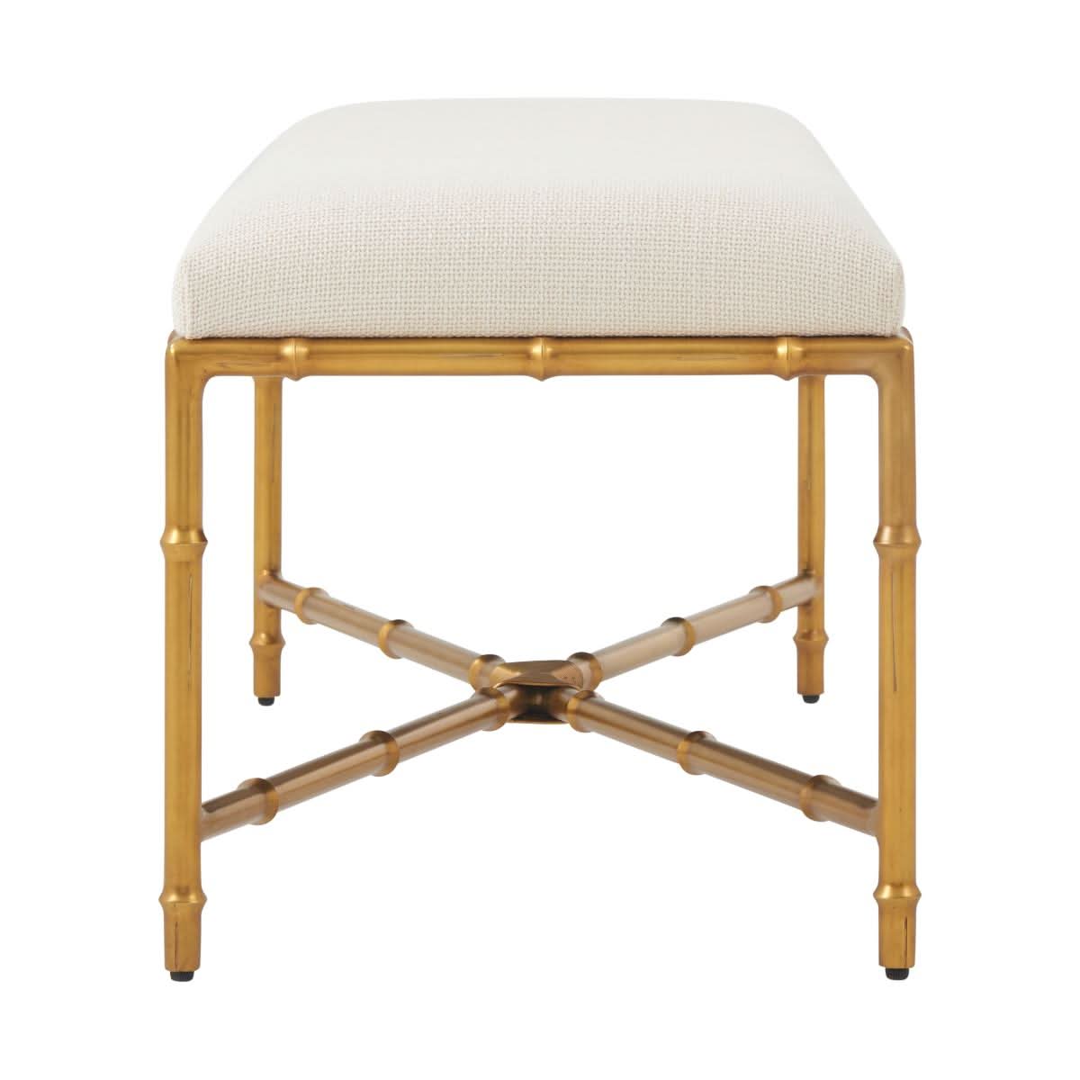 Theodore Alexander Kesden Bench   Nicholas John Interiors