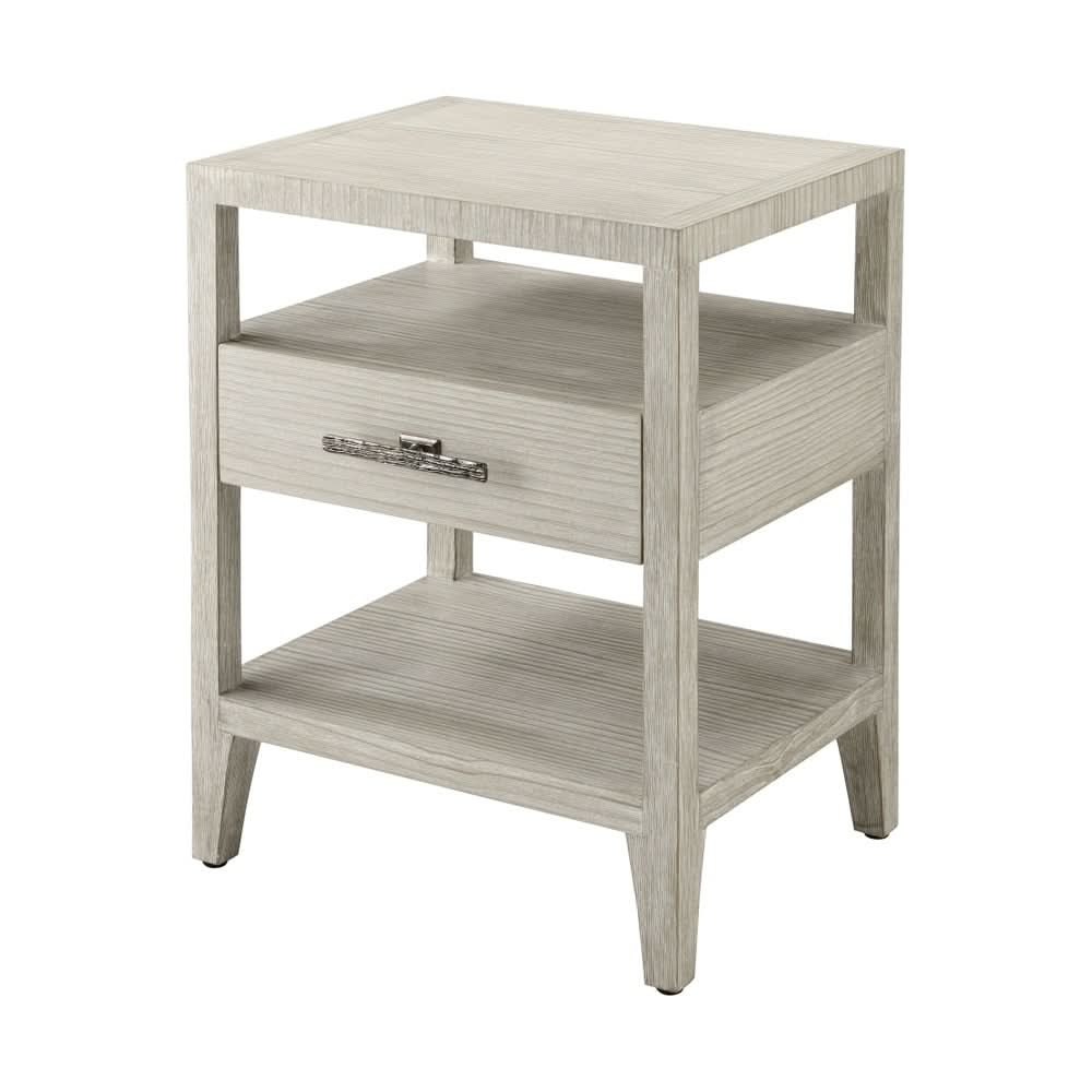 Theodore Alexander Breeze One Drawer Bedside Table   Nicholas John Interiors