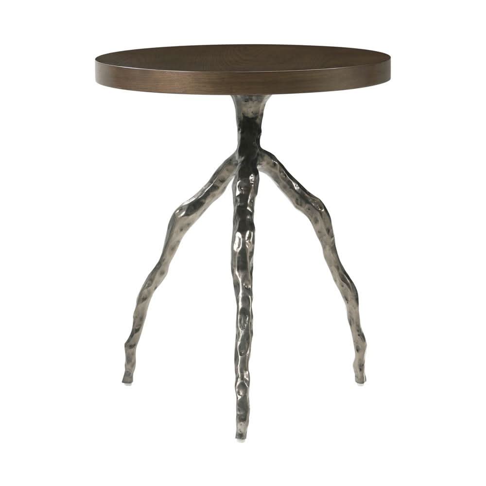 Theodore Alexander Table Catalina Branch Accent in Earth Finish   Nicholas John Interiors