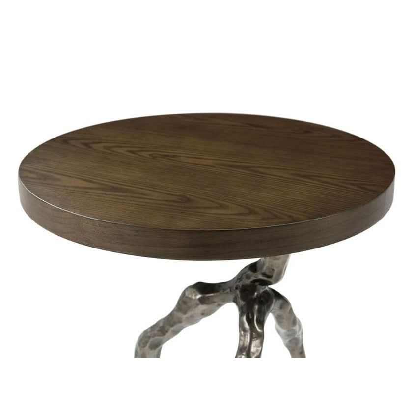 Theodore Alexander Table Catalina Branch Accent in Earth Finish   Nicholas John Interiors