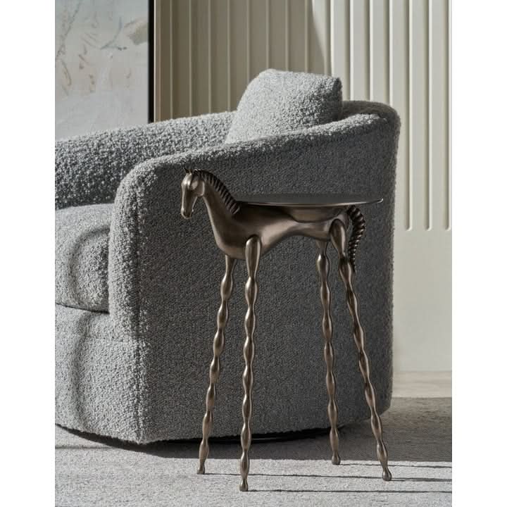 Theodore Alexander Troy Drinks Table   Nicholas John Interiors