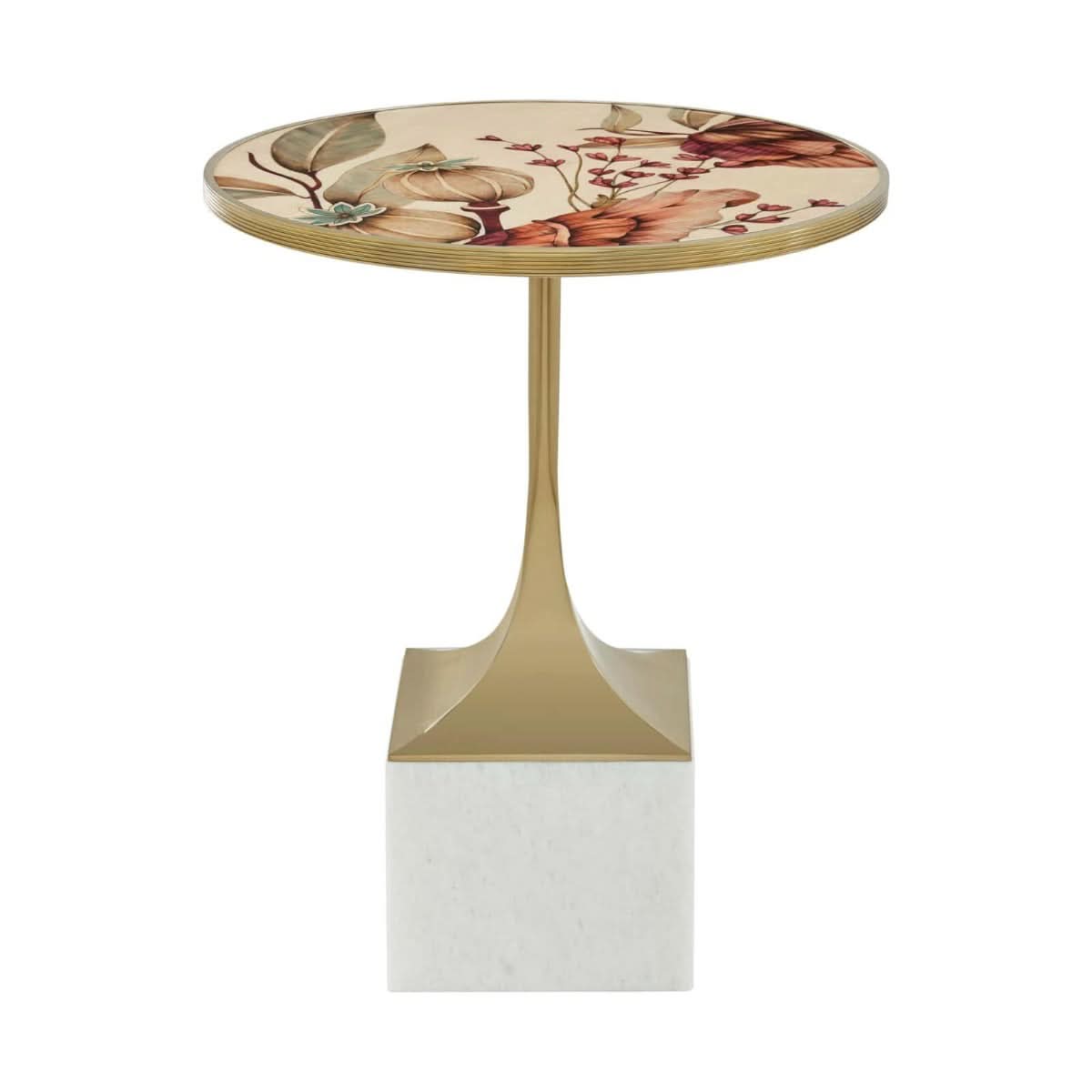 Theodore Alexander Bouquet Side Table   Nicholas John Interiors
