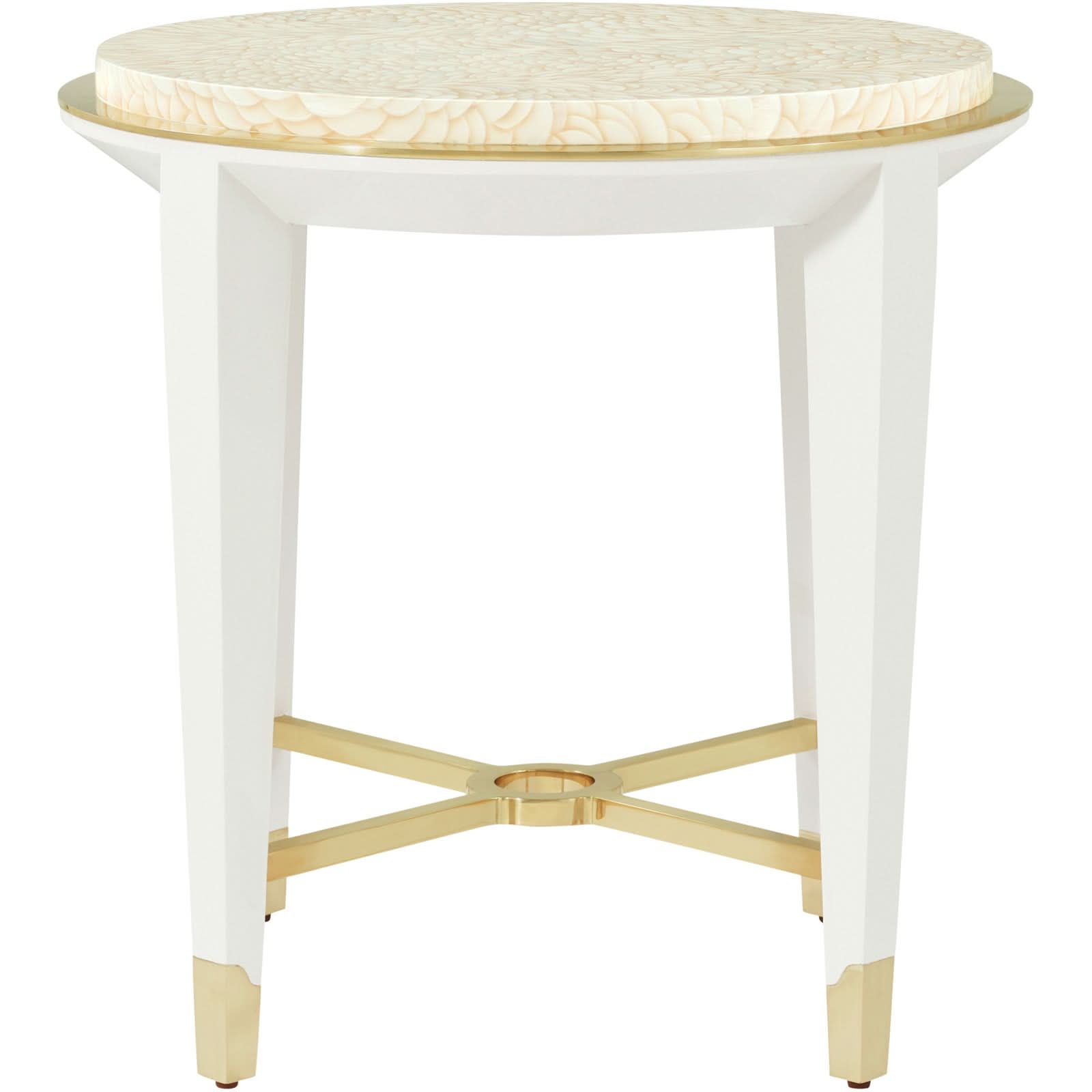 Theodore Alexander Judith Leiber Round Side Table   Nicholas John Interiors
