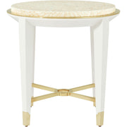 Theodore Alexander Judith Leiber Round Side Table   Nicholas John Interiors