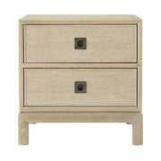 Theodore Alexander Montauk 2-Drawer Side Table Light   Nicholas John Interiors