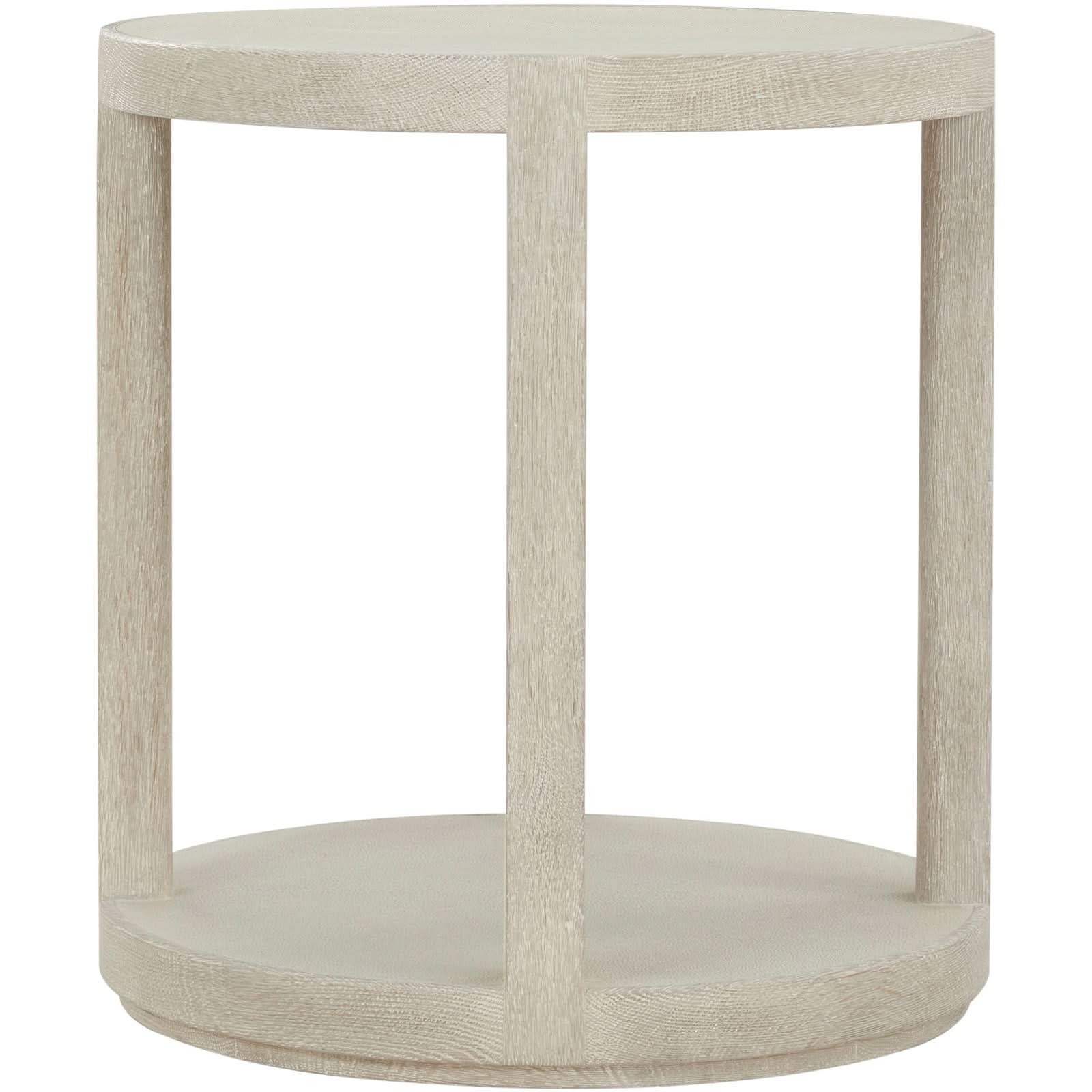 Theodore Alexander Maxwell Round Side Table Light   Nicholas John Interiors