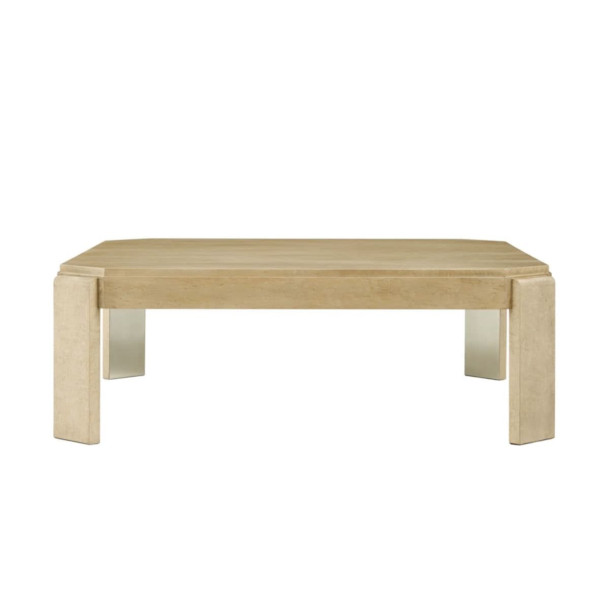 Theodore Alexander Table Origins Square Coffee in Sesame   Nicholas John Interiors