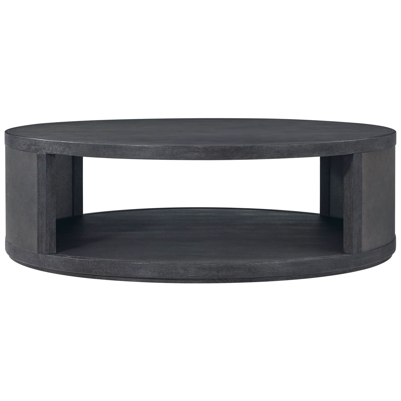 Theodore Alexander Maxwell Round Coffee Table Small Dark   Nicholas John Interiors