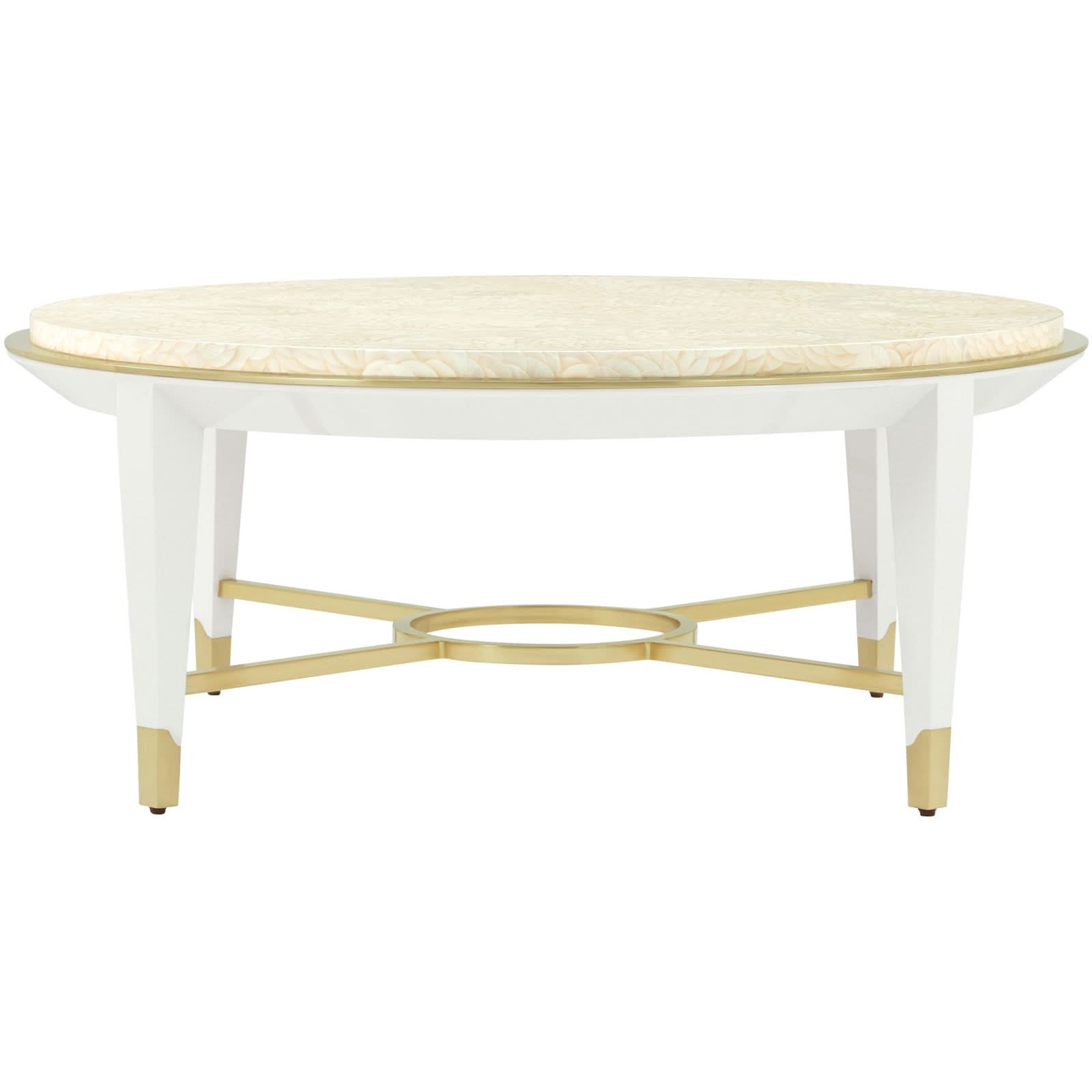 Theodore Alexander Judith Leiber Round Coffee Table   Nicholas John Interiors
