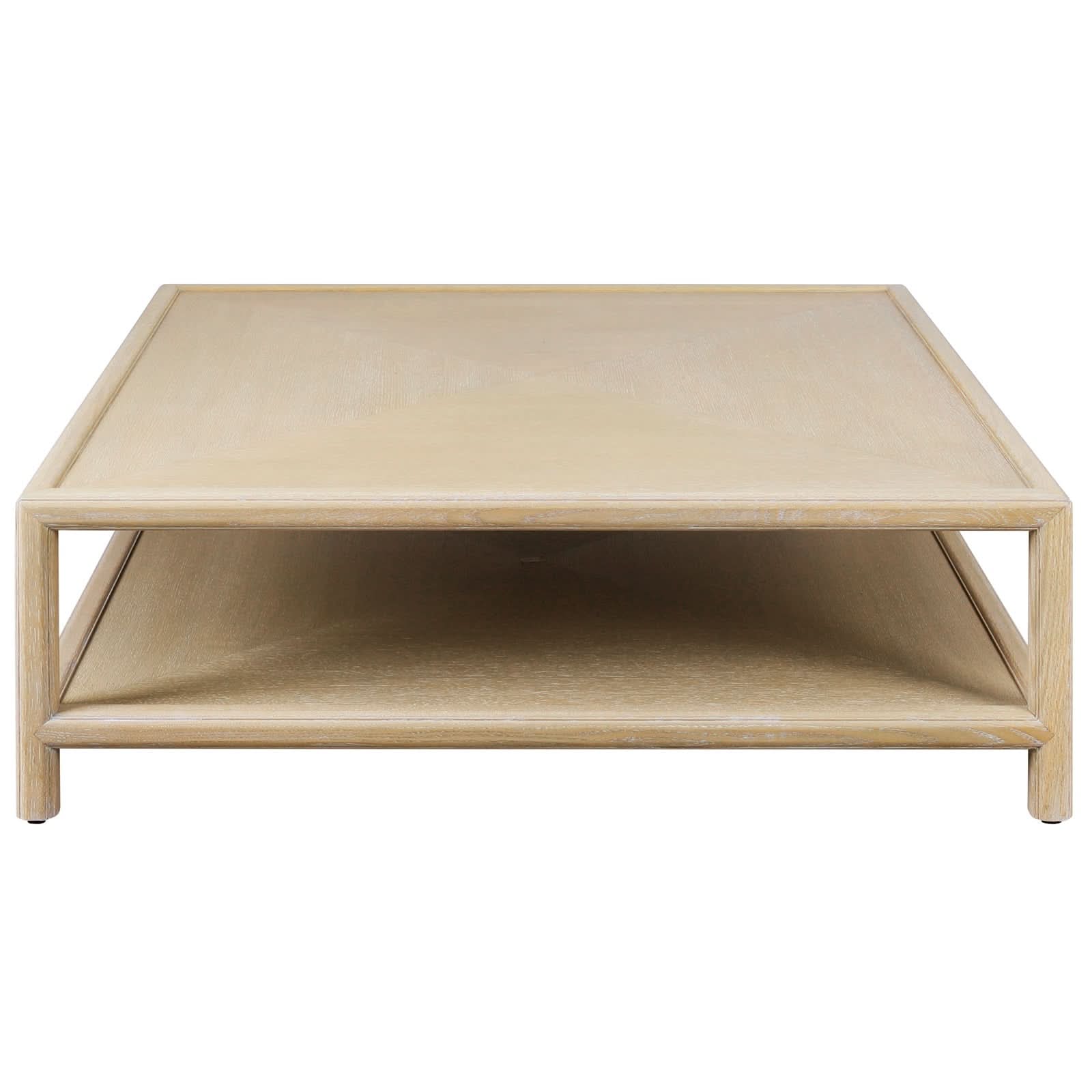 Theodore Alexander Montauk Square Coffee Table Light   Nicholas John Interiors