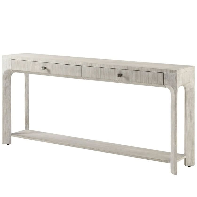 Theodore Alexander Breeze Two Drawer Console Table   Nicholas John Interiors
