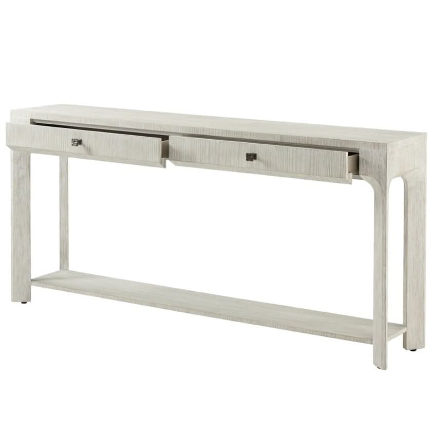 Theodore Alexander Breeze Two Drawer Console Table   Nicholas John Interiors