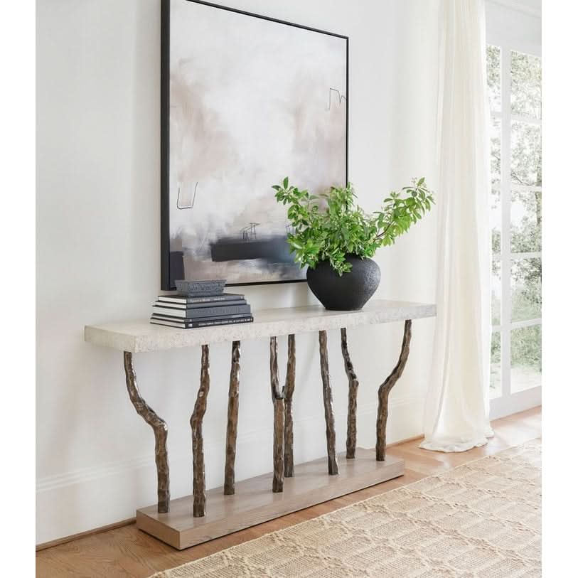 Theodore Alexander Catalina Branch Console   Nicholas John Interiors