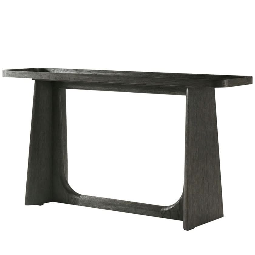 Theodore Alexander Repose Wooden Console Table   Nicholas John Interiors