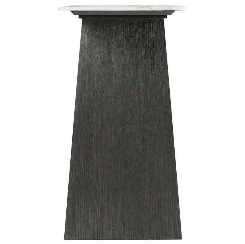 Theodore Alexander Repose Wooden Console Table Marble Top   Nicholas John Interiors