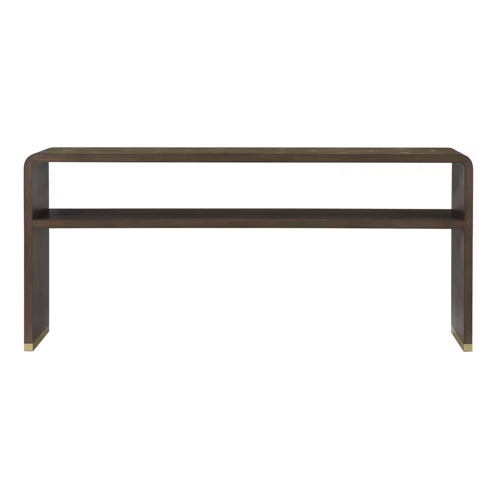 Theodore Alexander Judith Leiber Console Table Dark   Nicholas John Interiors