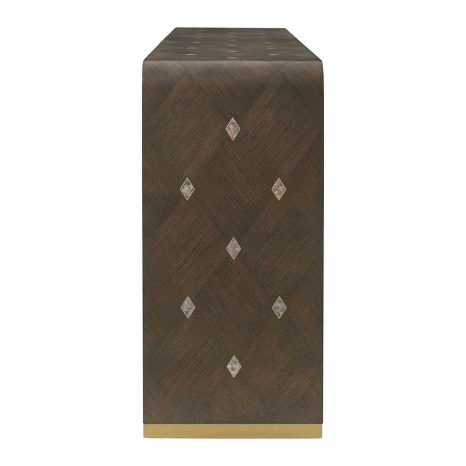 Theodore Alexander Judith Leiber Console Table Dark   Nicholas John Interiors